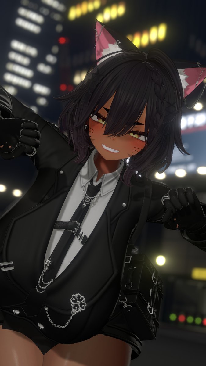 Do you like tomboy cats?🐈‍⬛🖤