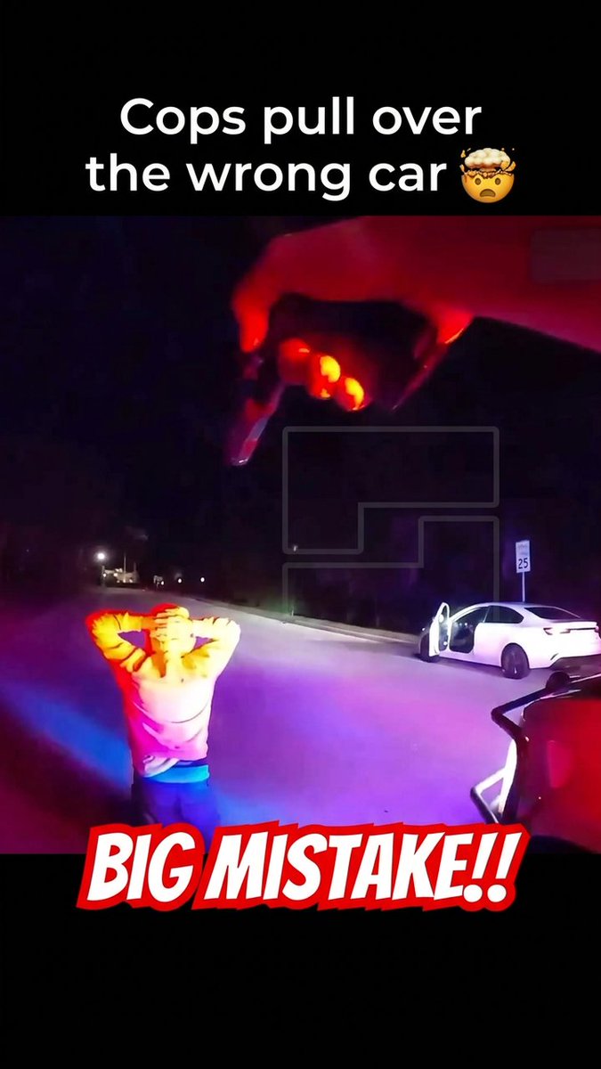 Cops Pull Over The WRONG Car 🤯 They point guns at the driver and his 16-year-old daughter with epilepsy 😳 #cops #police #bodycam