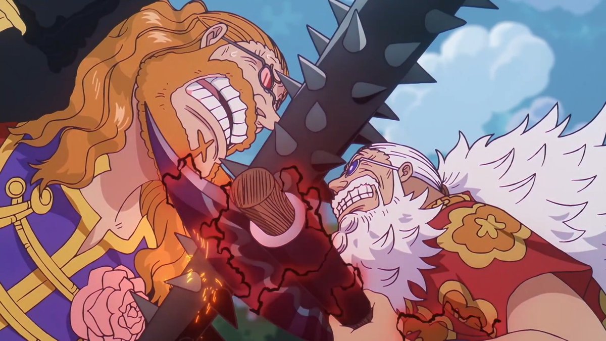 #ONEPIECE Gaban didn't struggle that much in the manga tho