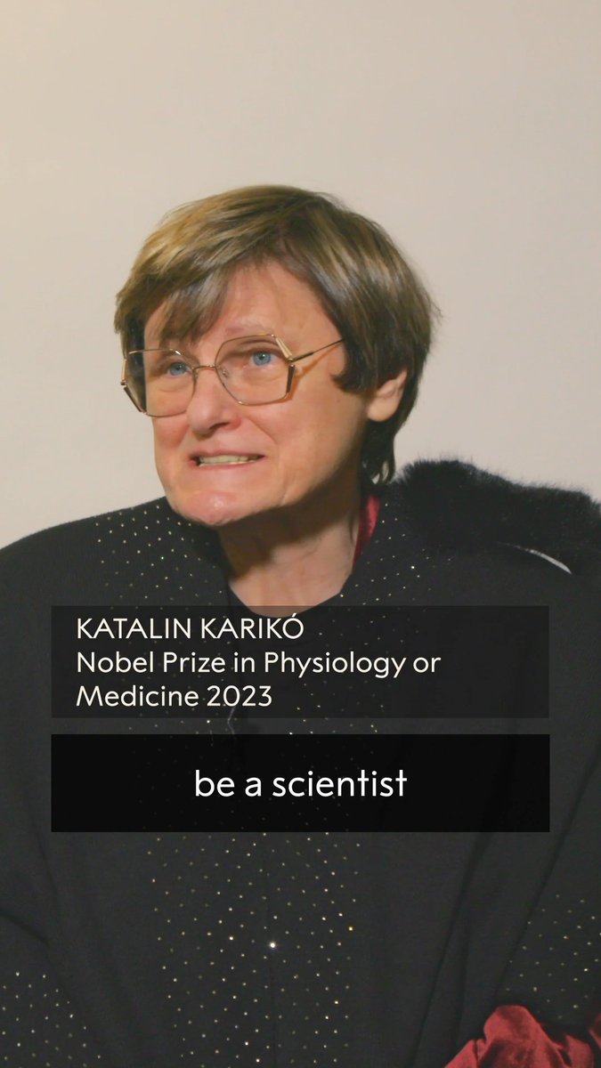 "When you fail, be obstinate... never give up." Get some valuable career advice from our 2023 Nobel Prize laureates Katalin Karikó, Claudia Goldin and Anne L'Huillier.