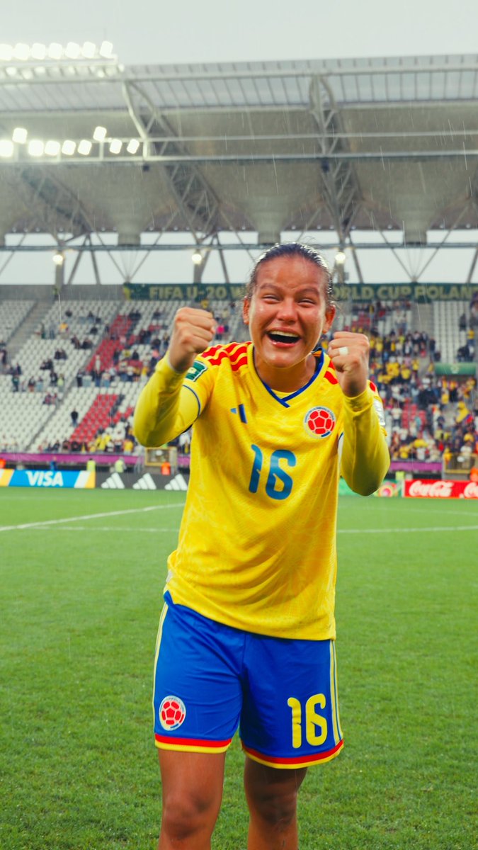 The rain doesn’t dampen celebrations. 🥳🇨🇴 #U20WWC