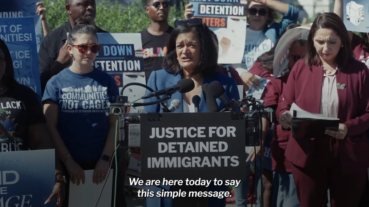 Shut down all private, for-profit prisons. Put an end to family detention. Stop the medical neglect, abuse, and inhumane treatment. That’s what my Dignity for Detained Immigrants bill does.