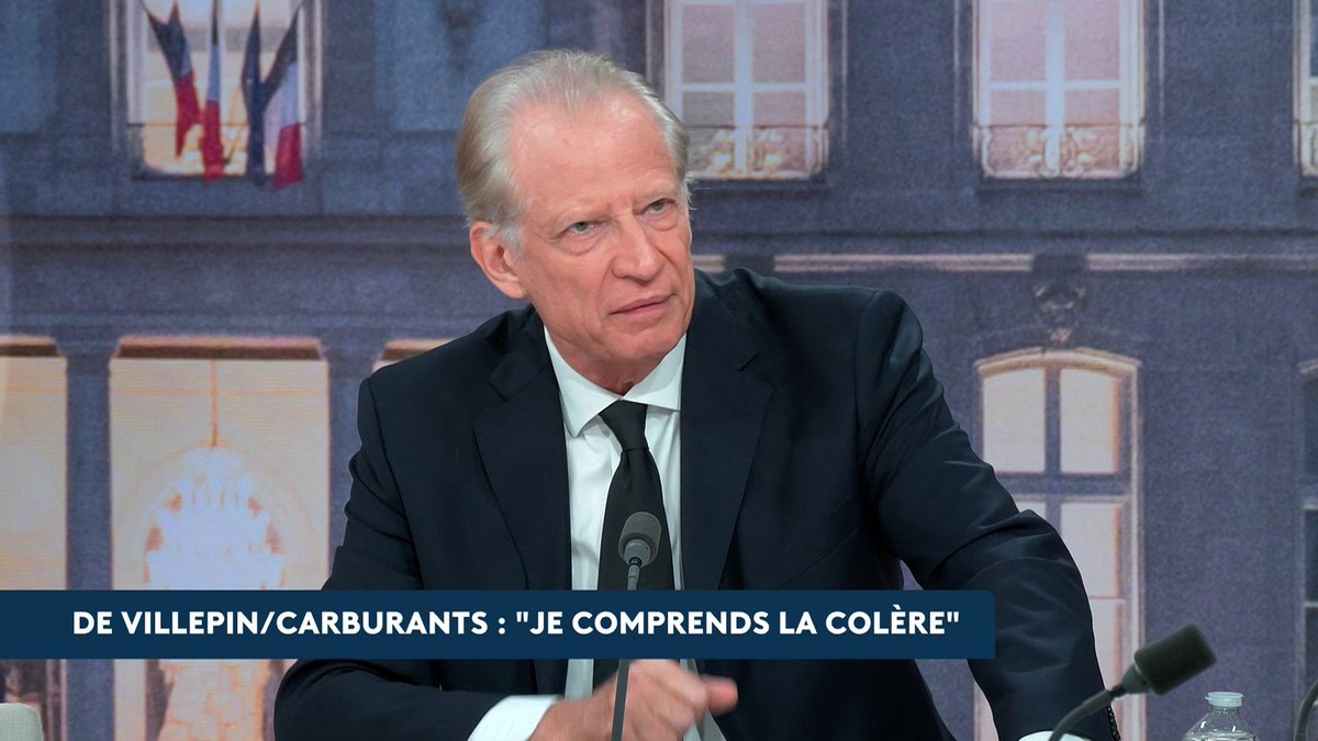 🔴🗣️ Présidentielle : "Je me prépare. Je me prépare sérieusement", affirme Dominique de Villepin. "L'élection présidentielle, ce n'est pas un concours pour touristes sympathiques. Il s'agit de répondre à l'angoisse et à l'inquiétude des Français." #LeGrandEnjeu #Canal16