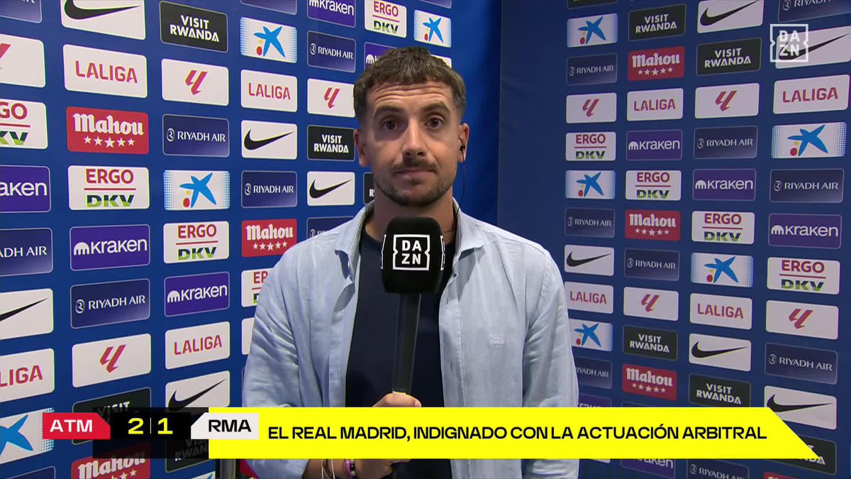 ¡ENFADO MAYÚSCULO en el Real Madrid tras la actuación del árbitro! 🔥 #ElDERBIenDAZN | #LALIGAenDAZN⚽