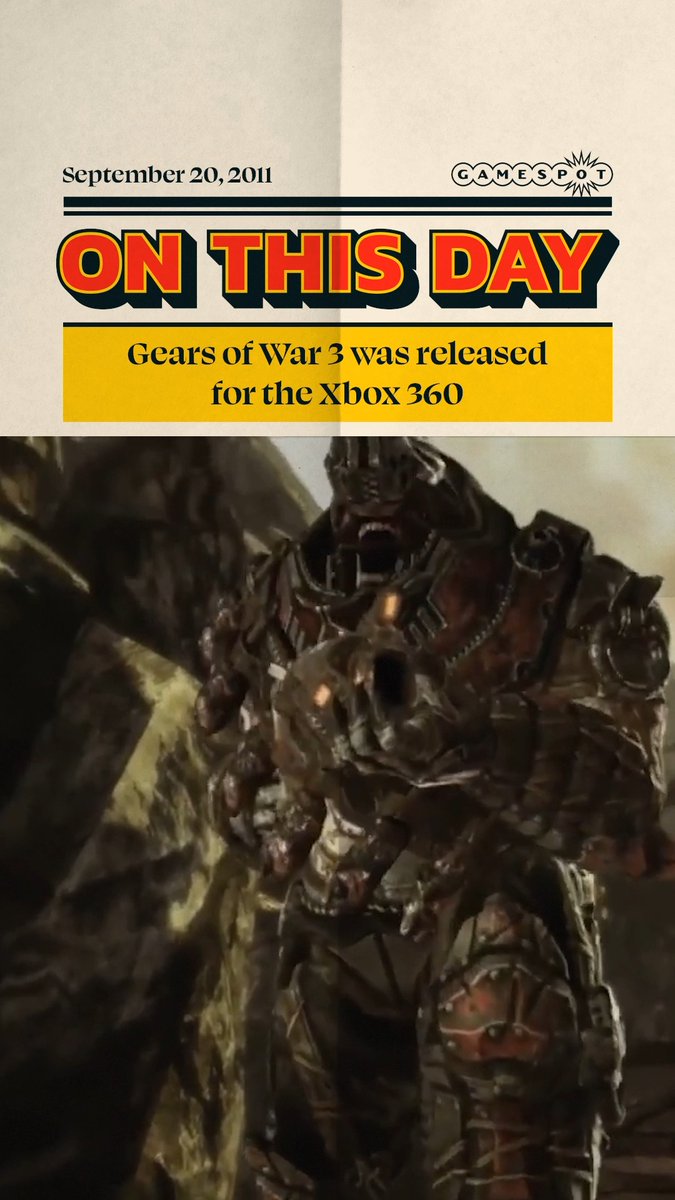 Happy 15th birthday to one of the Xbox 360 greats, Gears of War 3 💥🎂