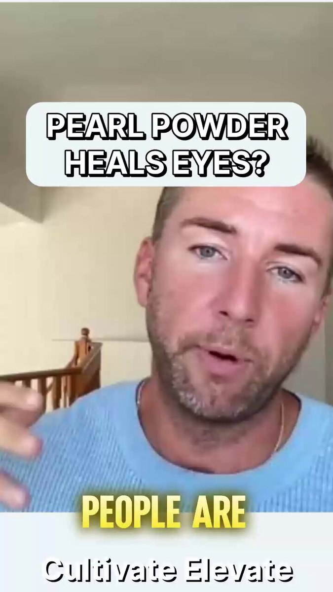 Pearl powder and Eye exercises = Fired eye docs. Full podcast:
