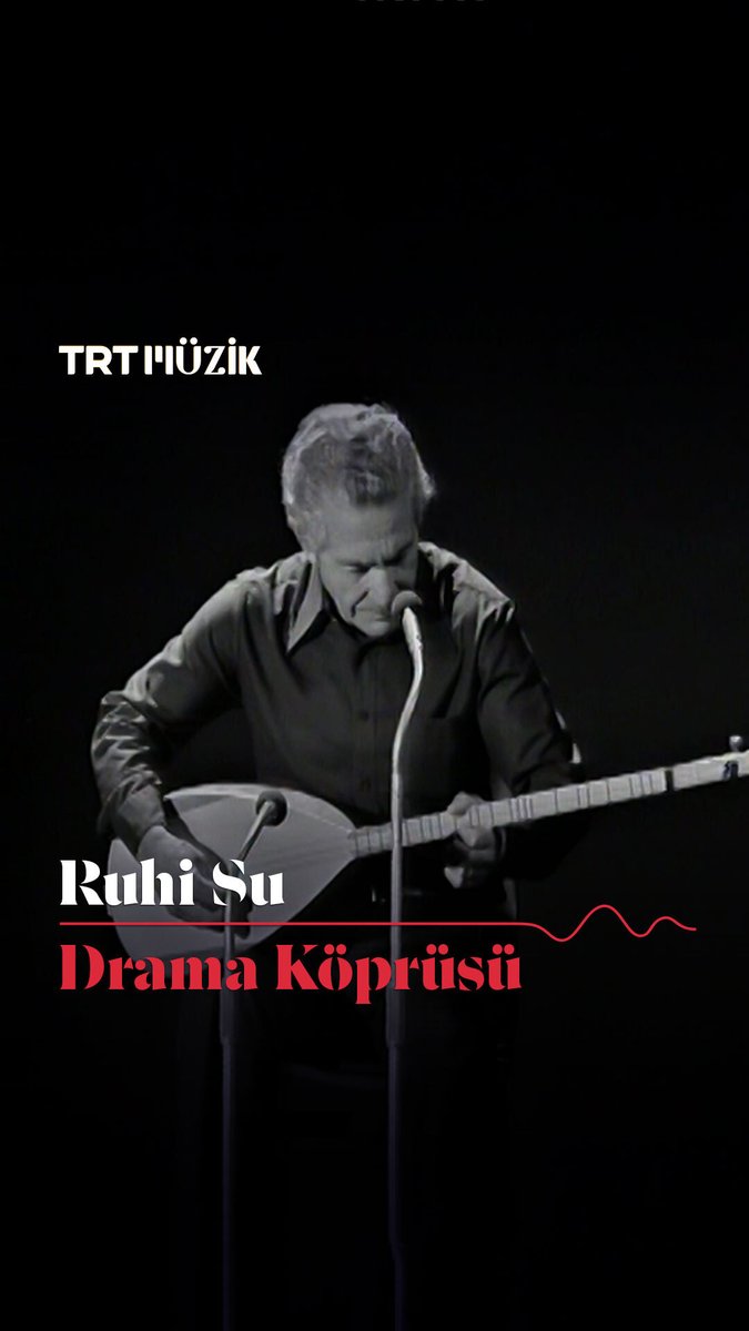 Türk halk müziğimizin unutulmaz isimlerinden Ruhi Su’yu, vefat yıl dönümünde "Drama Köprüsü" türküsü ile anıyoruz. 💐