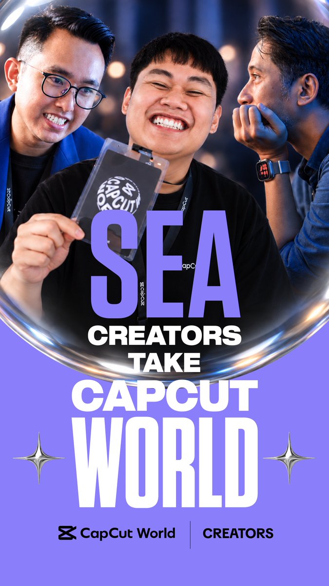 “It’s about fewer boundaries from the idea to the final result.” We couldn’t have said it better. Thank you for sharing your excitement of updates and new features to CapCut with us at the global creator event in Singapore!
