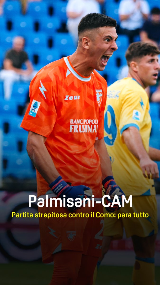 𝑷𝒂𝒍𝒎𝒊𝒔𝒂𝒏𝒊 in versione 𝑩𝒖𝒇𝒇𝒐𝒏 𝑷𝒓𝒊𝒎𝒆 🧤🔥 Il portiere del Frosinone para 𝑻𝑼𝑻𝑻𝑶 🤯 #Palmisani #FrosinoneComo #SerieAEnilive #DAZN