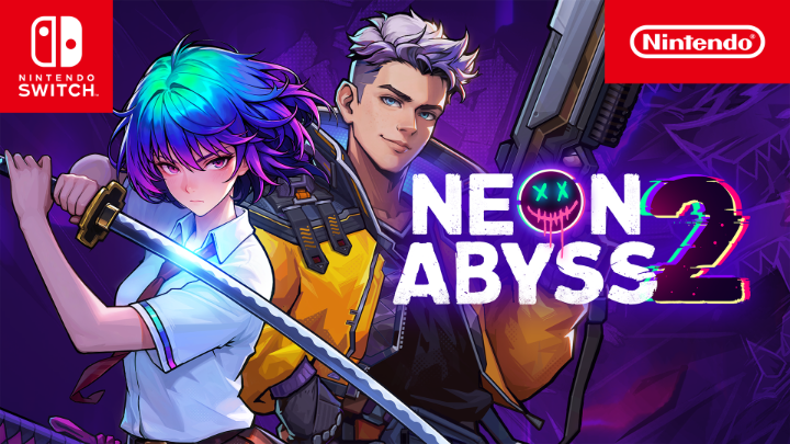 Are you ready to fight the Cybermyth Gods? Get ready for chaos solo or with up to 4 players—Neon Abyss 2 arrives on Nintendo Switch Oct 8!
