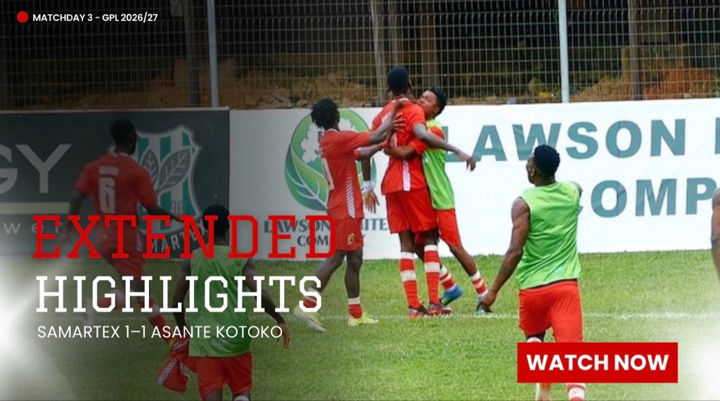 Match Highlights | FC Samartex 1-1 Asante Kotoko | Ghana Premier League #SamartexKotoko