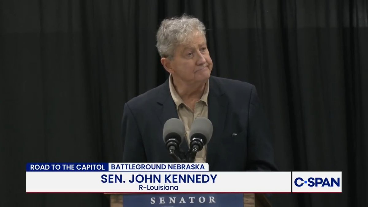 🇺🇸🇮🇷 Sen. John Kennedy (R-LA): "We're achieving our objectives in Iran... I think we'll be out of there in about 6 months." 6 MONTHS?!?! 🤣🤣🤣 Writer: Samuel