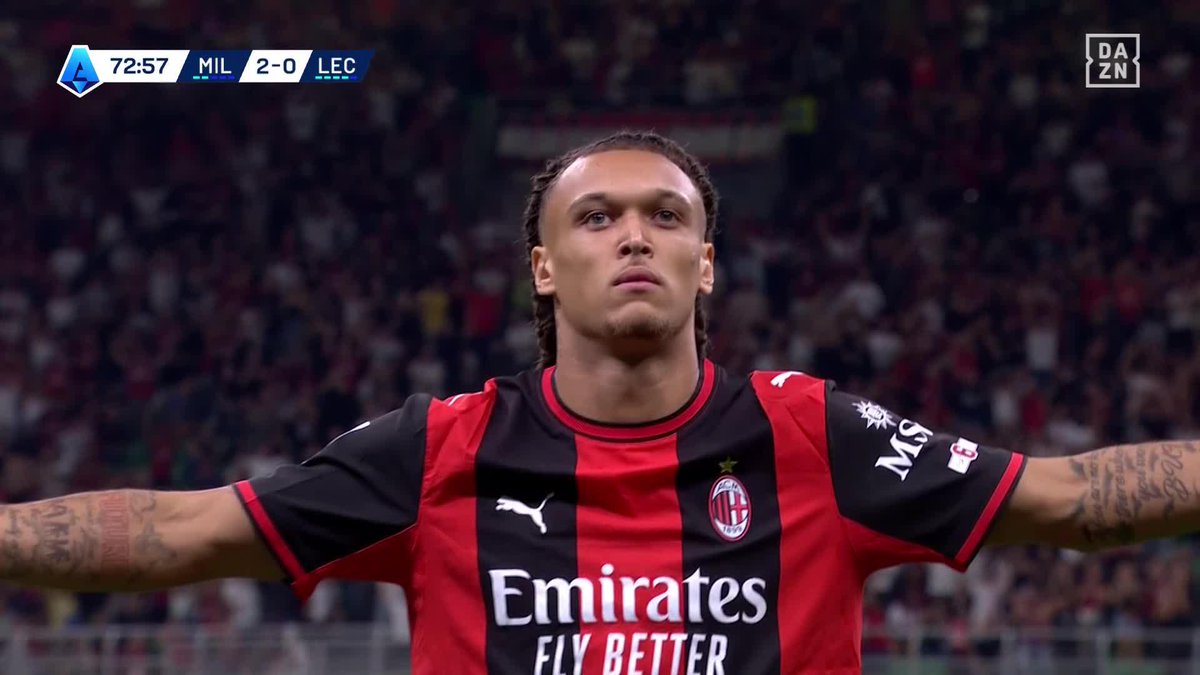 ⚽️ DIEGO MOREIRA 🇧🇪 ENCORE BUTEUR AVEC L’AC MILAN !!!!! 💪❤️🖤 🎥 DAZN France