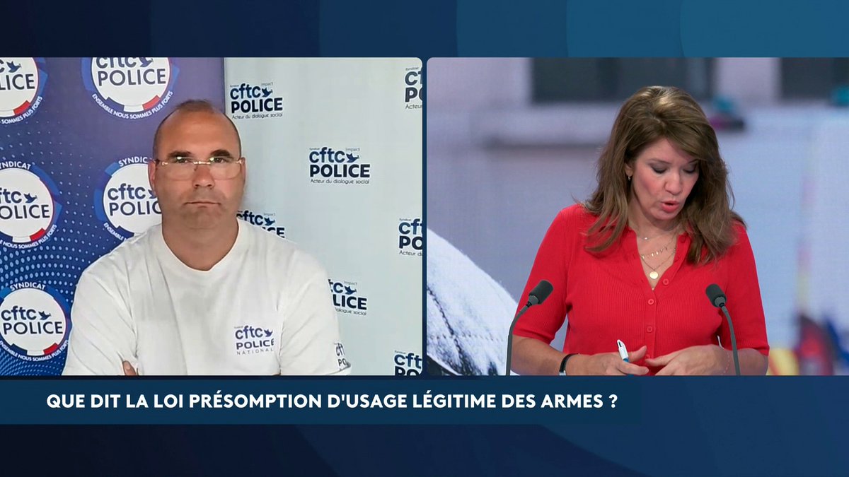 🔴 Police : "Nous, ce que nous souhaitons, c'est qu'on ait plus confiance en nous", affirme Axel Ronde, porte-parole de CFTC-Police. "On a toujours l'impression d'être coupable dès qu'il y a une intervention qui dégénère." #ASuivreAvecClaireElisabethBeaufort #canal16