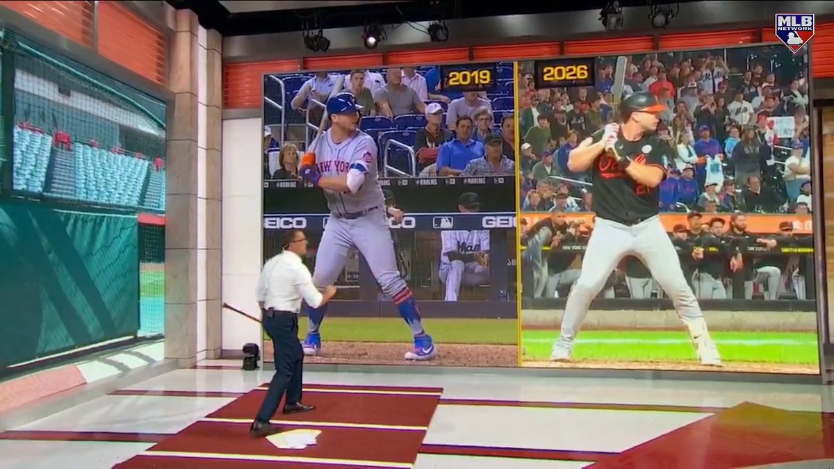 “He has gone back to what has worked for him in the past…” Pete Alonso has widened the base in his stance throughout the season! 🔎 #MLBCentral