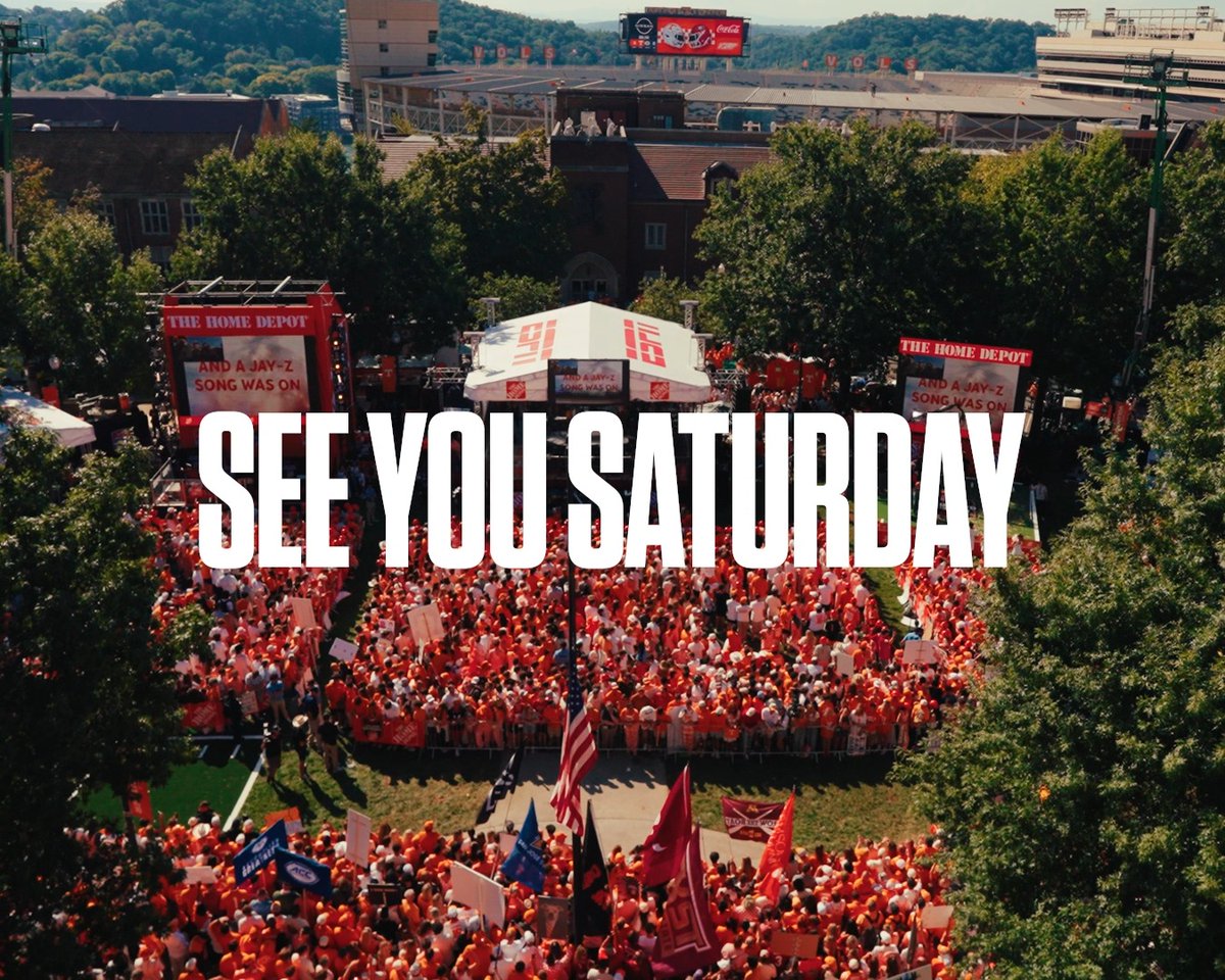No one does GameDay like #VolNation. See you Saturday. College GameDay | #GBO 🍊
