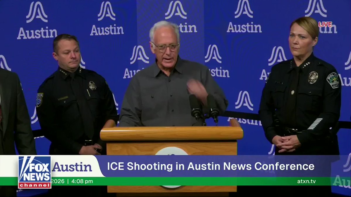 JUST IN: "I'm very angry about this." Austin Mayor Kirk Watson condemns the shooting of a person by an ICE officer on a city street, saying he is "extremely unhappy" and calling for answers about what happened. Watson also criticizes ICE's broader enforcement tactics, saying he is "not surprised at all" by the incident and accusing the agency of creating chaos in other cities. The shooting is under investigation, and Watson is calling for bodycam footage to be released and for an independent review. Download the Fox News app for the latest on this developing story: