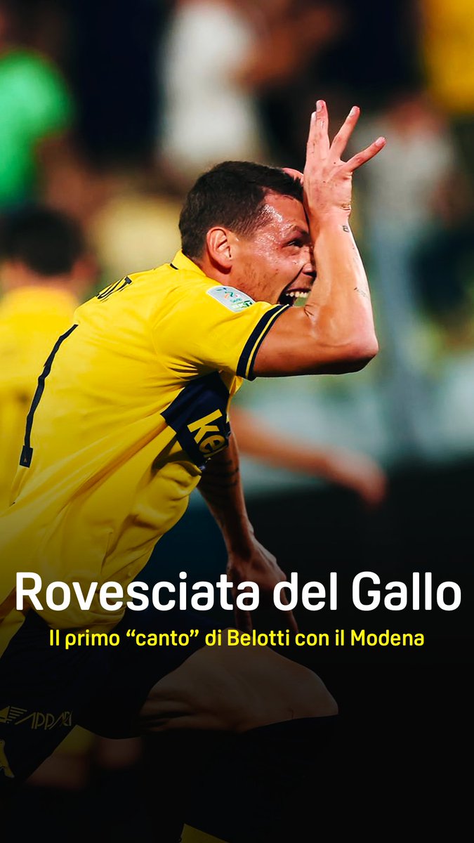 È tornato 𝓘𝓛 𝓖𝓐𝓛𝓛𝓞 𝐁𝐄𝐋𝐎𝐓𝐓𝐈 🥹 Un anno dopo l’ultima volta ⚽️ Segna COSÌ il suo 1° gol in questa #SerieBKT 👏 #Belotti #ModenaEmpoli #DAZN