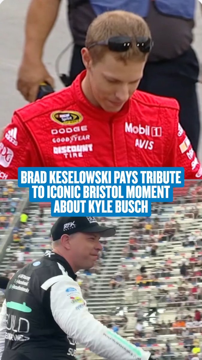He's bringing back memories at Bristol Motor Speedway.
