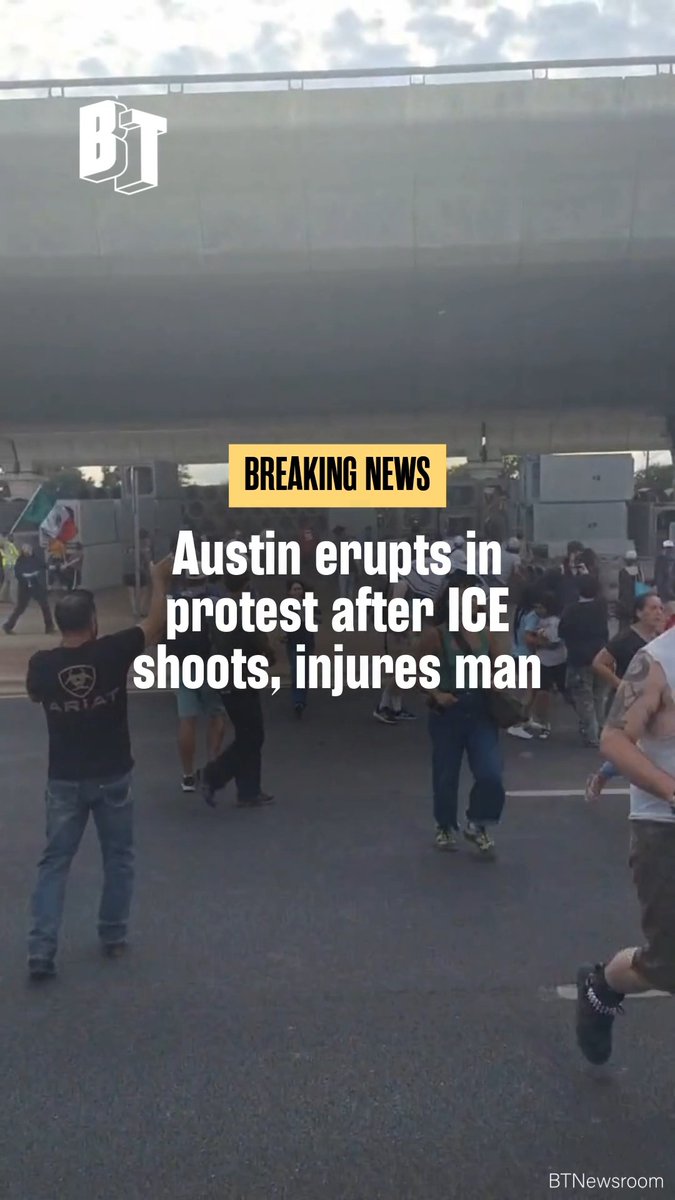 #BREAKING Protests have erupted in Austin, Texas after ICE shot an unidentified man earlier today. The victim reportedly has been hospitalized with non-fatal injuries. The shooting is the second in Texas this year. In July, federal agents killed Lorenzo Salgado Araujo during a traffic stop in Houston. ICE activity has been at a record high in Texas. Federal agents arrested over 10,000 people in the state in July of this year, up from just 5,700 the same month in 2025.