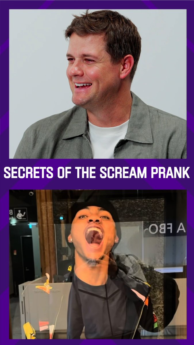secrets of the scream prank heard around Jazz Nation 🤣 full interview drops tomorrow on the Jazz YouTube Channel and Utah Jazz Podcast Network 🔊