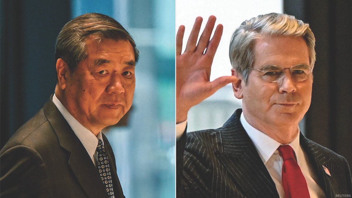 就在习近平访美前的最后一个周末,美中经贸团队先在纽约会面。美国财政部长贝森特、贸易代表格里尔星期天在摩根大通总部与中国副总理何立峰会谈。这是“特习会”前,美中经贸团队面对面的最新磋商。美国之音记者从现场发回报道。 相关内容👉