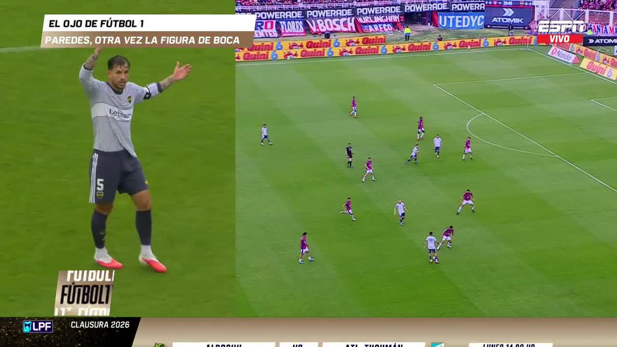 ⚽ ¡EL PARTIDO DEL CAPITÁM! Leandro Paredes brilló con Boca en el triunfazo frente a San Lorenzo. 📺 Mirá #ESPNFútbol1 por ESPN en el Plan Premium de Disney+ Latinoamérica