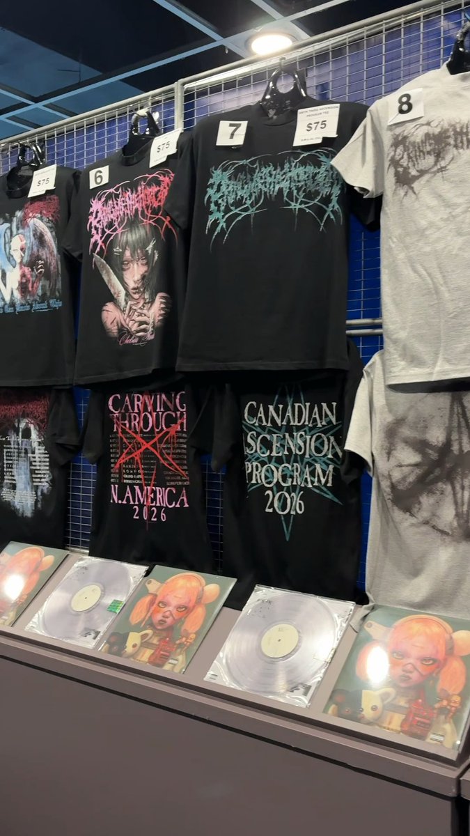 canada leg bmth merch close-up
