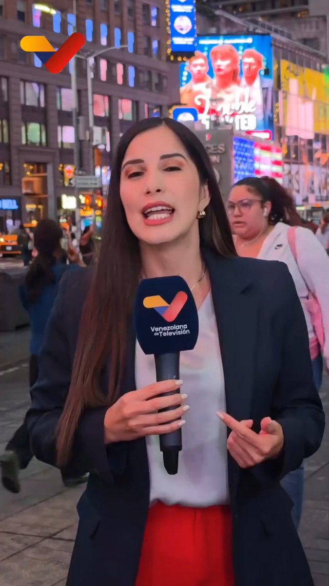 Como cambian las cosas. Un equipo de Venezolana de Televisión (VTV) está en Nueva York para la cobertura de la Asamblea General de las Naciones Unidas.