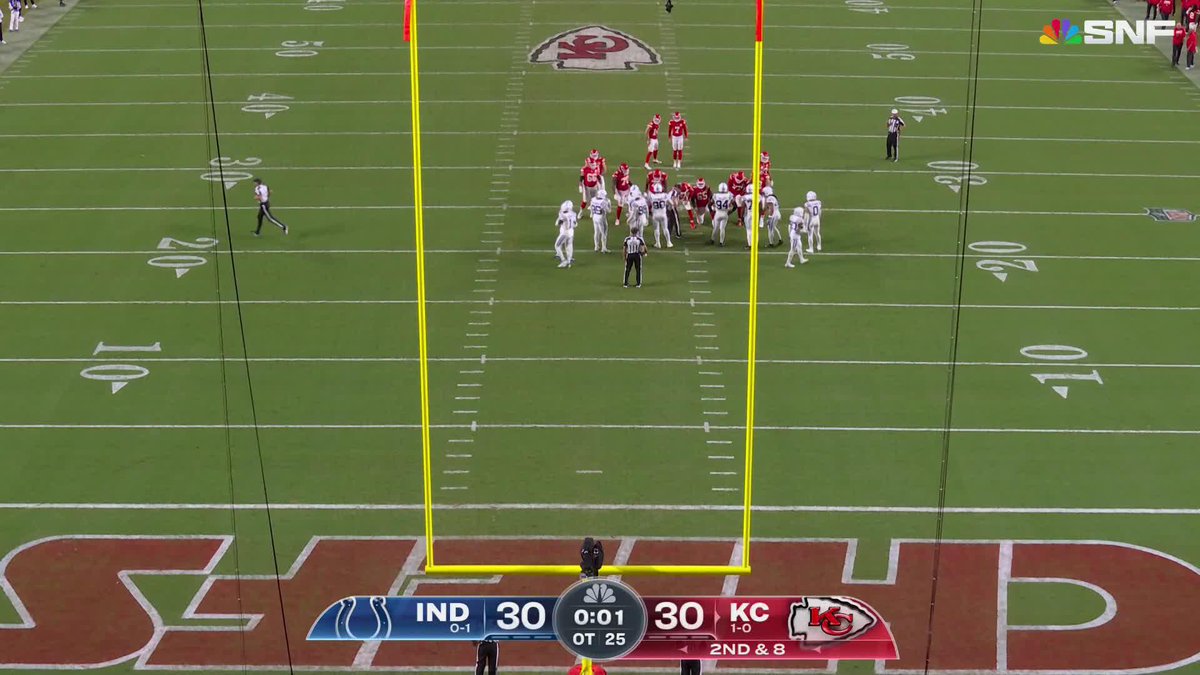 BALL GAME. CHIEFS WIN IN OT. 🙌
