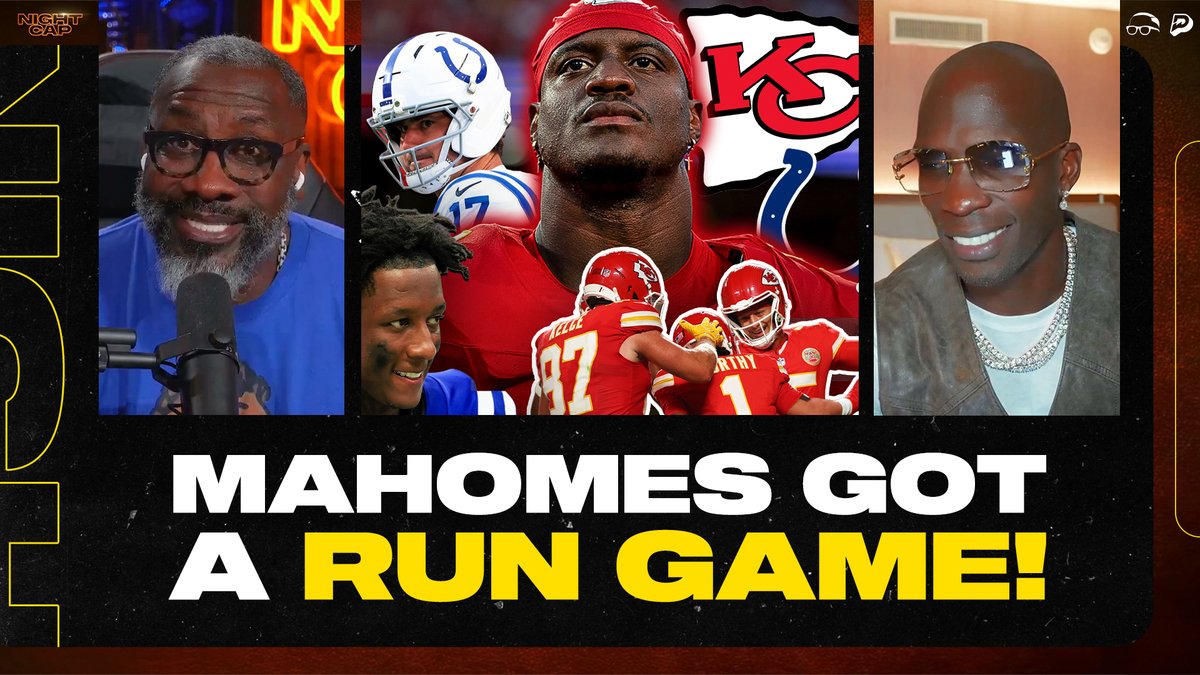The Chiefs outlast the Colts in OT thriller. Mahomes having a lethal run game in Kenneth Walker III is bad news for the NFL 👀 😬 shannon sharpe | Chad Johnson | isojoe | #Nightcap