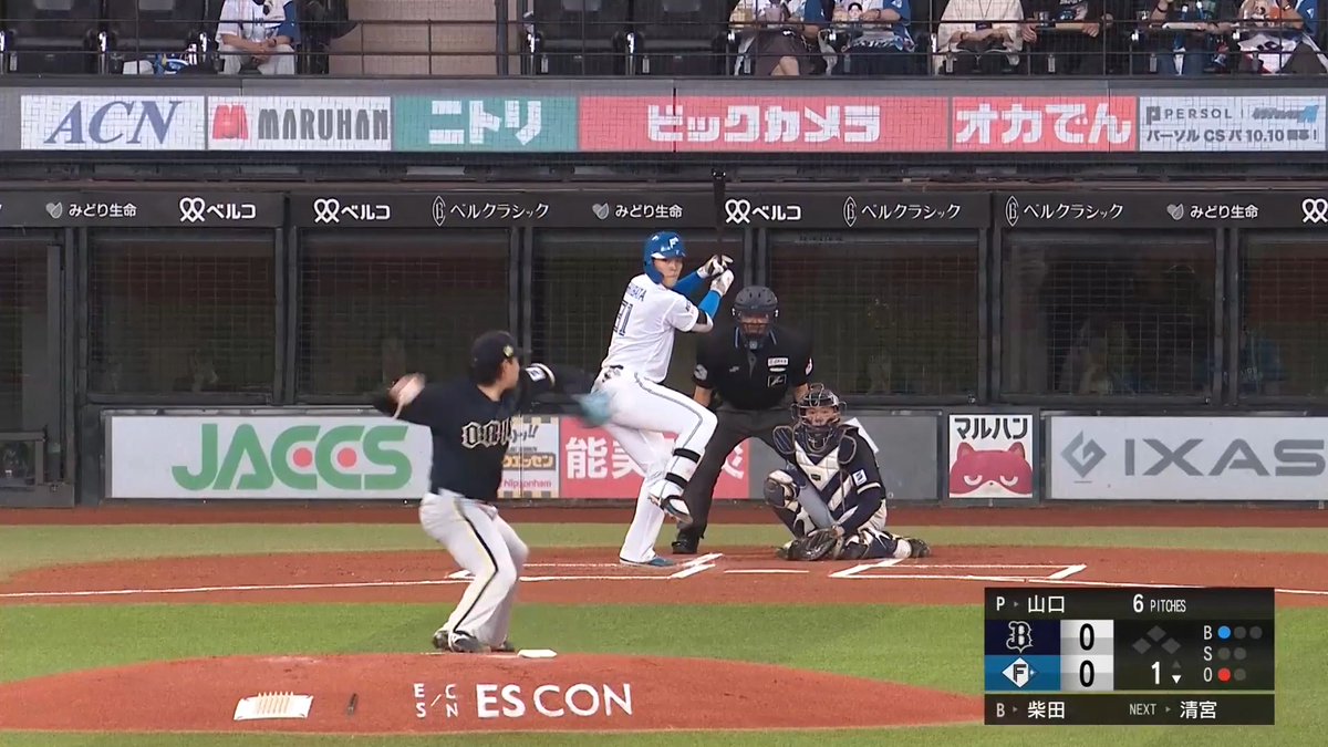お互いに高卒2年目&amp;同じ名前の若き戦士👀 『レオ』対決！🦁 オリックス 山口廉王 投手🆚北海道日本ハム 柴田獅子 選手！🔥🔥