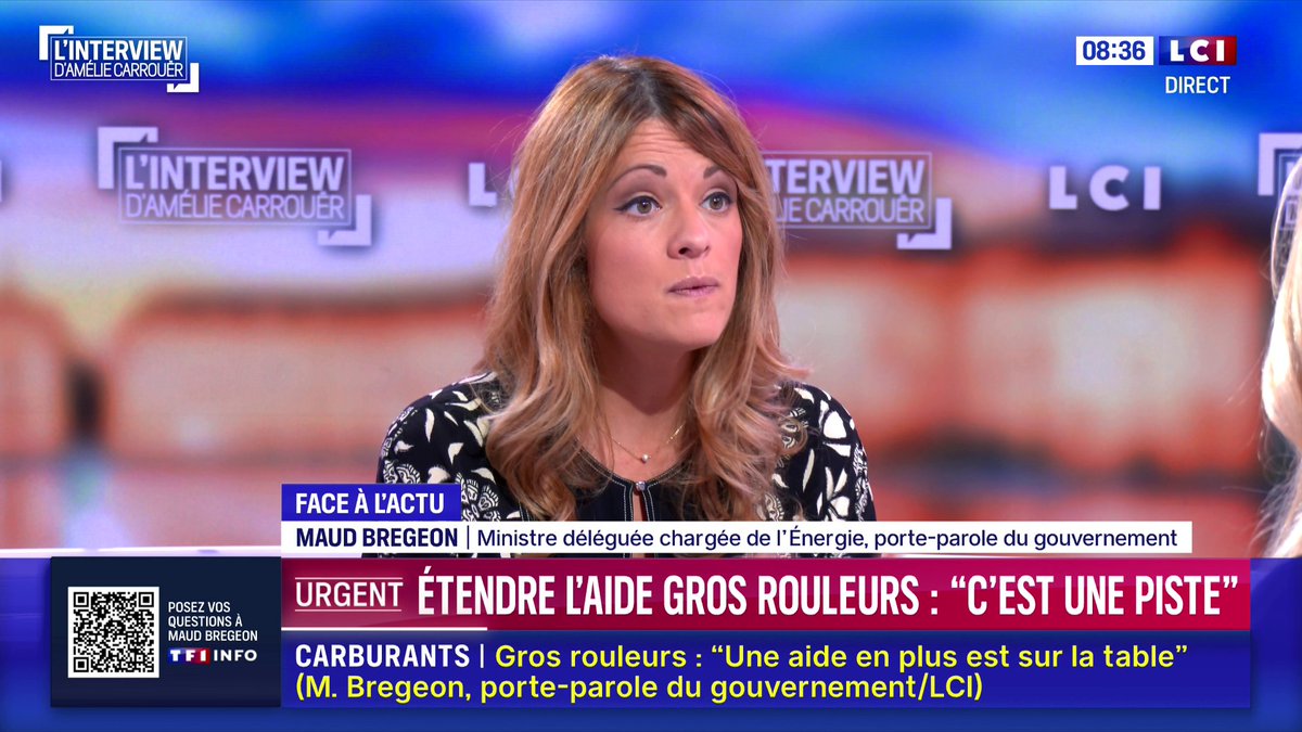 Taxation des surperprofits au niveau européen : "Nous n'y sommes pas opposés par principe", Maud Bregeon 📺 L'interview de Amélie Carrouër sur LCI