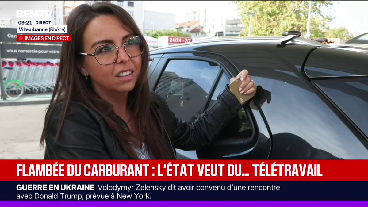 Le gouvernement propose plus de télétravail face à la flambée des prix du carburant: "Ce n'est pas réalisable de partout", souffle Laura, obligée d'utiliser sa voiture