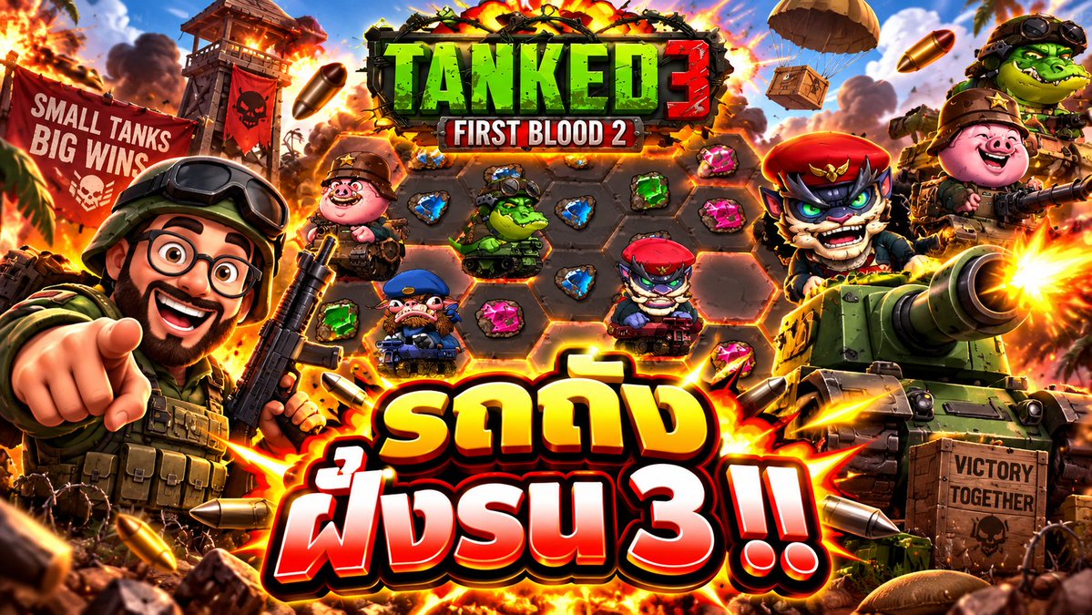 รถถัง ฝั่งธน 3 หนักๆทุกไม้ !!! Tanked 3 - Nolimit city ⌛️ เช็คช่องจริงทั้งหมดเฮียริช : #เฮียริชสวิตเซอร์แลนด์