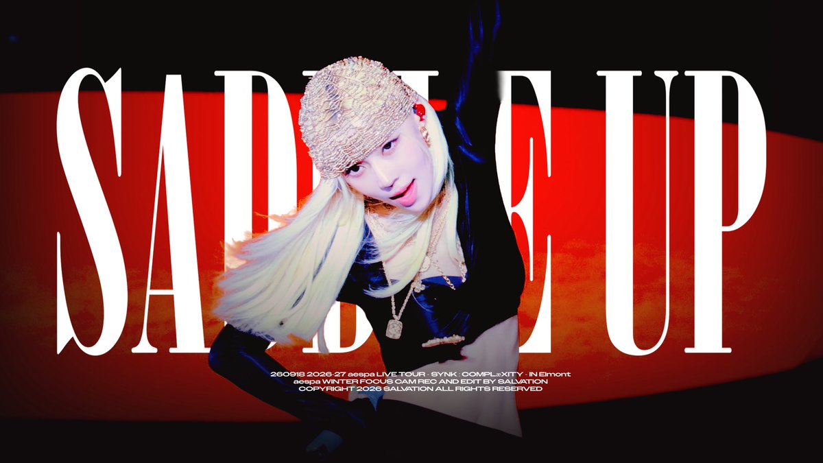 [4K] 260918 에스파 윈터 aespa WINTER 'Saddle Up' 직캠 (2026-27 aespa LIVE TOUR - SYNK : COMPLæXITY - in ELMONT) 4K Full: #에스파 #윈터 #aespa #WINTER
