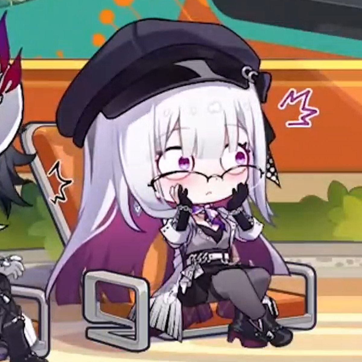 Chibi Nihilux in the CN livestream! She's sooo cute. 💜