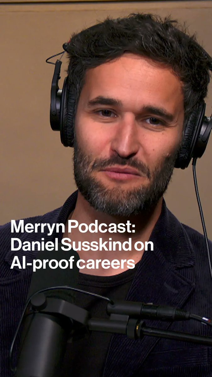 How do you pick the right career for the AI era? Author and AI expert Daniel Susskind tells Merryn Somerset Webb the jobs of the future will bear little resemblance to what you see on TV — so it's time to change our mindsets. Listen at or watch Merryn Talks Money at