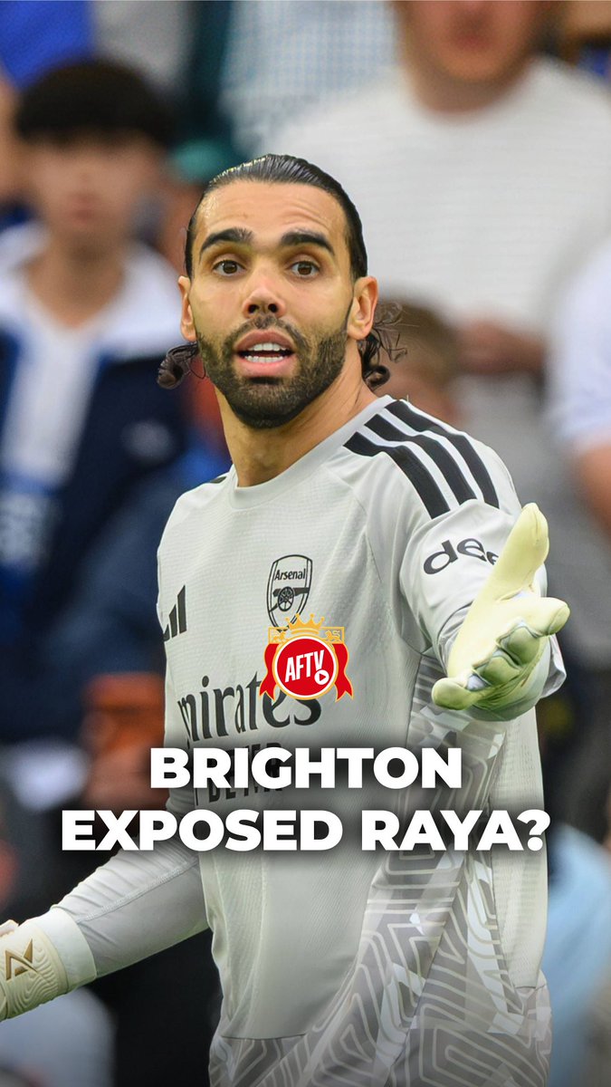 Did Brighton expose David Raya’s weakness from distance? 👀 #FoureverArsenal