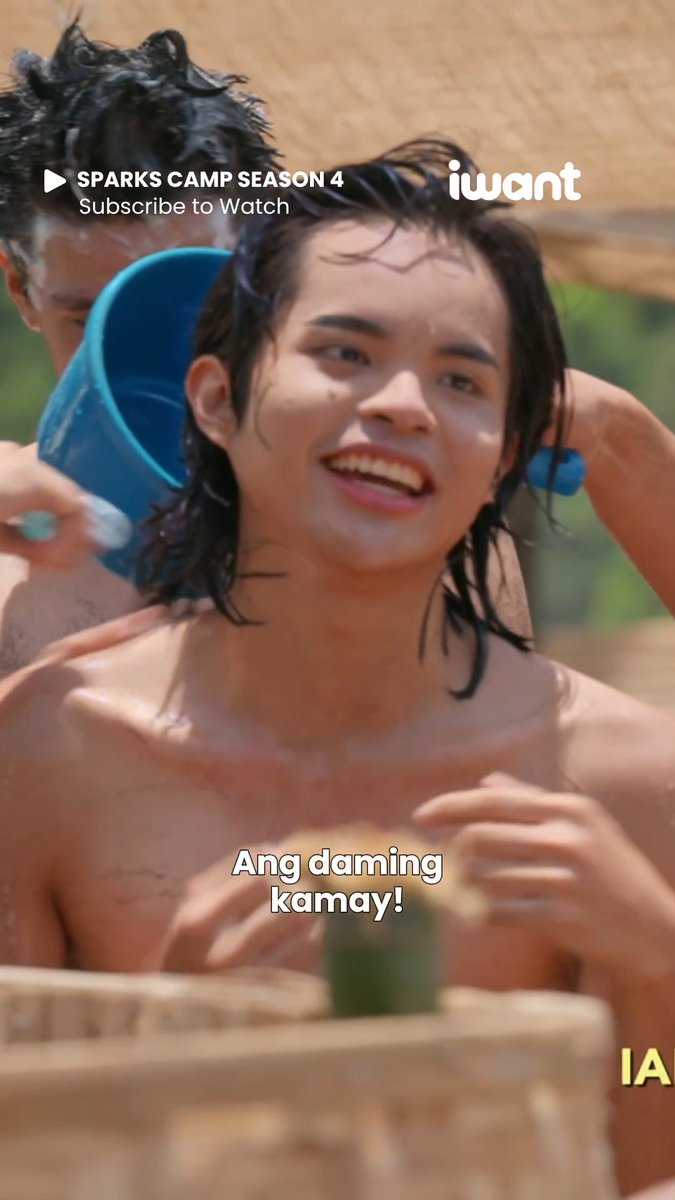 Ang fantasy natin ay reality ni Ian! Naol po. 😍 😂 Watch #SparksCamp4 now on iWant! New episode this Wednesday, 8PM. #SparksCampOniWant