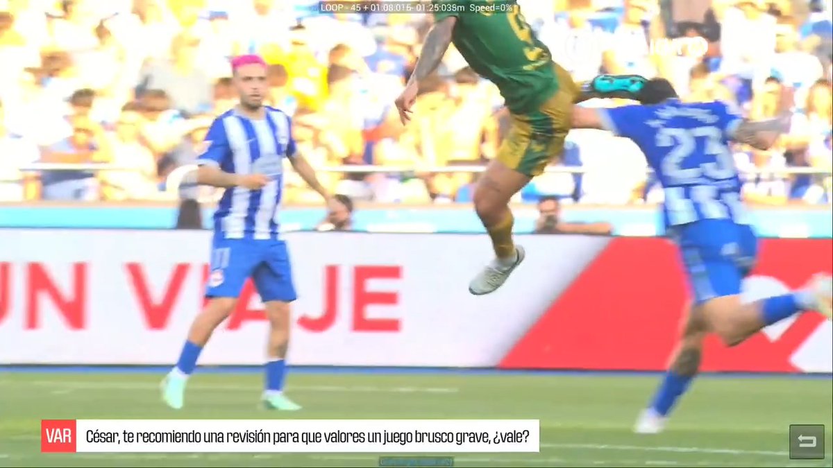 Así fue la actuación del VAR en el #DéporRealBetis.