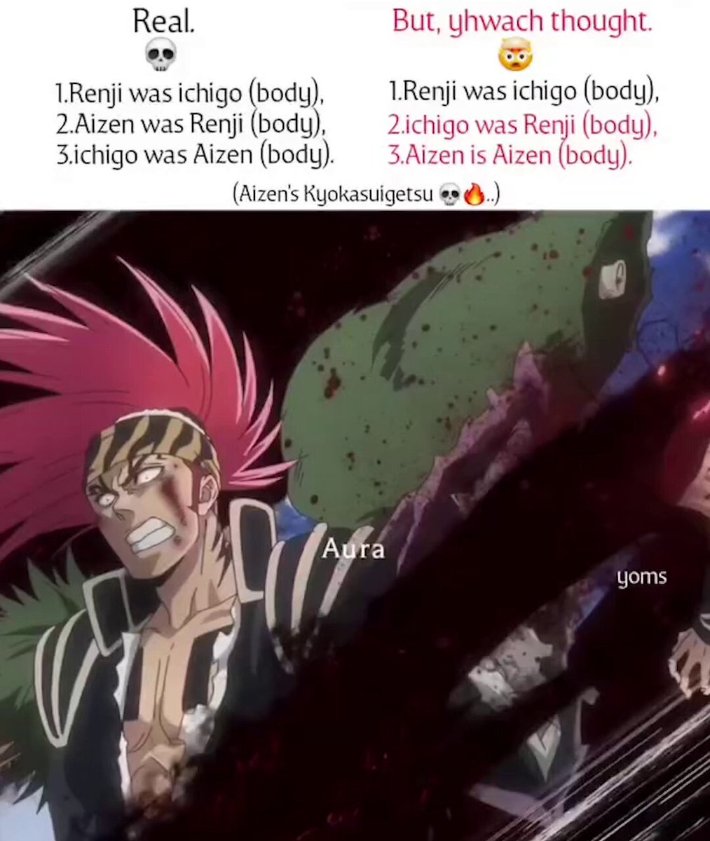 The studio gave us a month delay to understand Aizen's shikai 😂