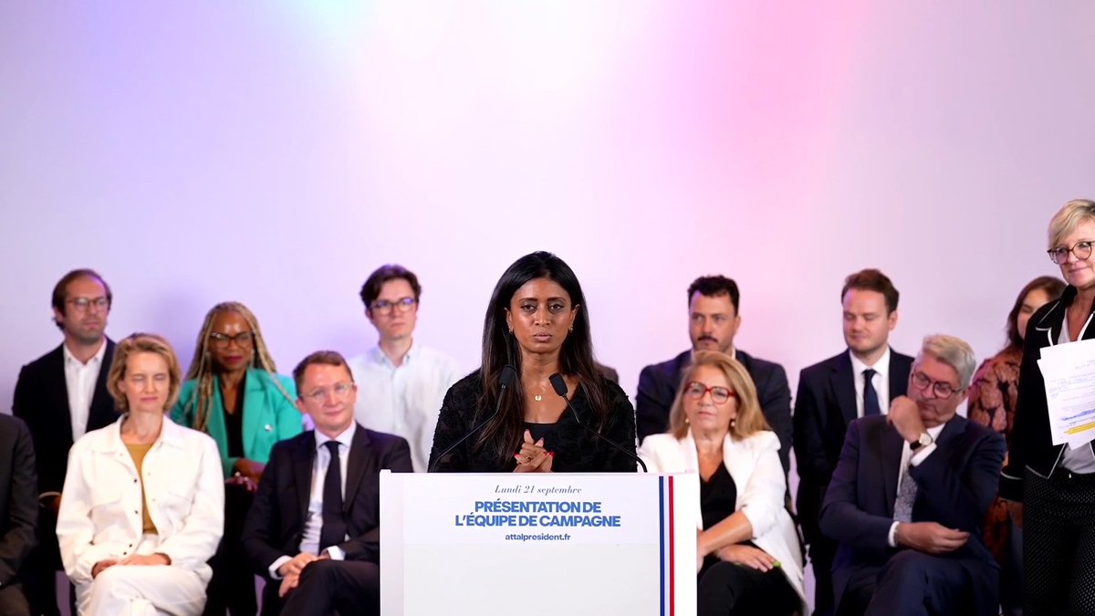 « Nous avons une équipe unie, soudée, structurée, derrière un candidat qui assume de faire campagne sur le terrain des idées et sur les chemins de notre beau pays. Gabriel Attal sera représenté par plus de 1 000 référents qui vont pouvoir faire campagne à hauteur d’homme, les yeux dans les yeux, pour remonter des alertes, échanger et surtout écouter. » — Prisca THEVENOT, députée des Hauts-de-Seine et directrice de la mobilisation des territoires.