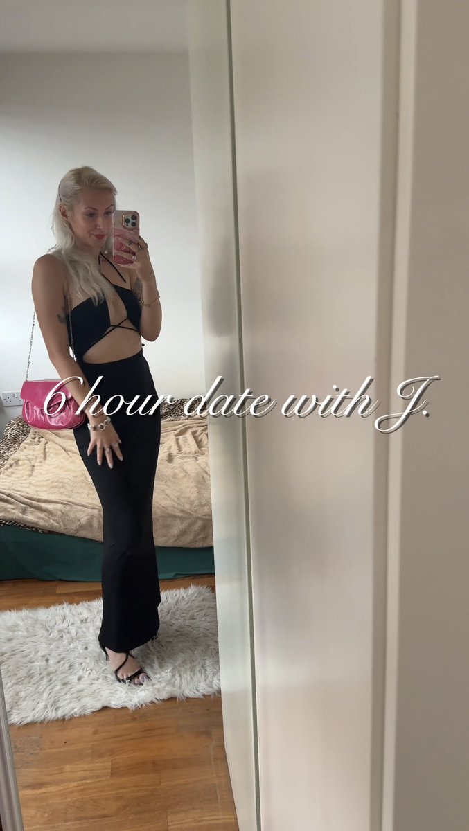 6 hours with J. 🤍 A Cancer man will always massage your feet after wearing heels for hours. 🥰😌 Thank you, J., for the most wonderful evening and for the princess treatment. I haven’t stopped smiling since. 🥰