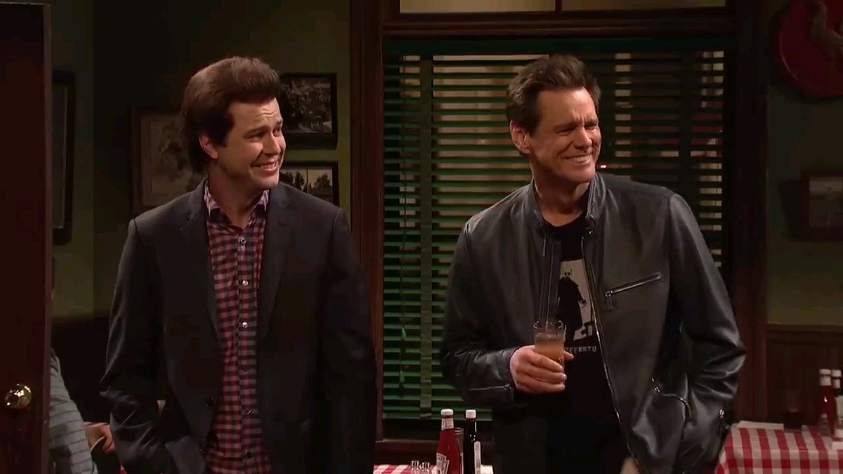 The rare moment when Jim Carrey is somehow the only sane person in the room