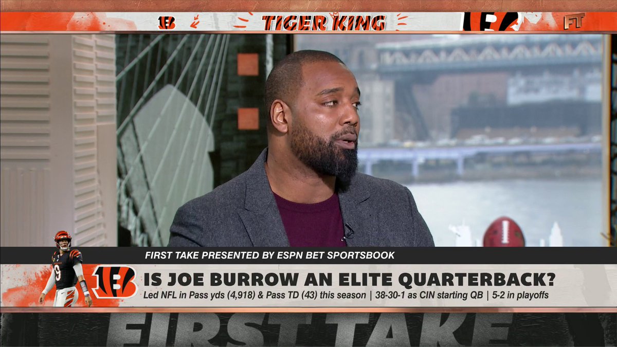 Chris Canty says that Joe Burrow is not very good 😭😂