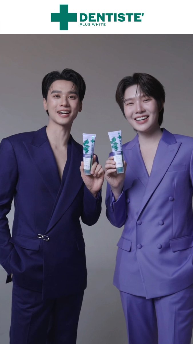 Welcome KengNamping to the DENTISTE’ Family. 💚💜 #DentistexKengNamping #KengNamping #ToneUp #อัพฟันขาว #DentisteTH