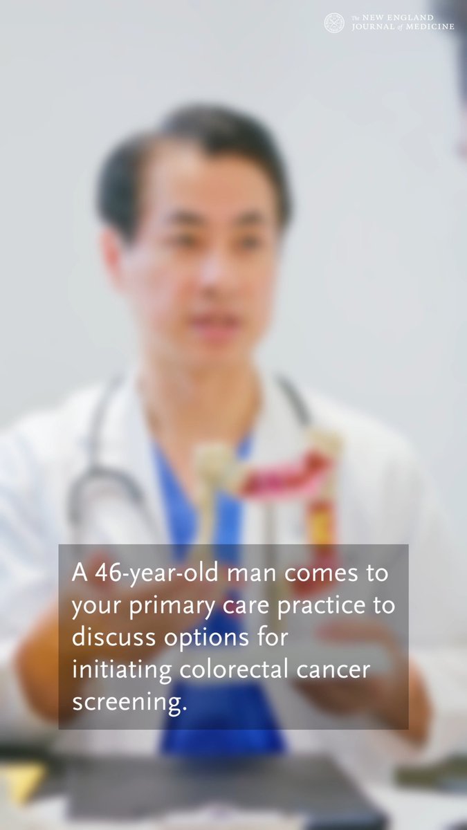 You’re a primary care physician discussing options for colorectal cancer screening with 46-year-old man in the average-risk category. Would you recommend a colonoscopy or a stool-based test? Read the case vignette and treatment options and vote: