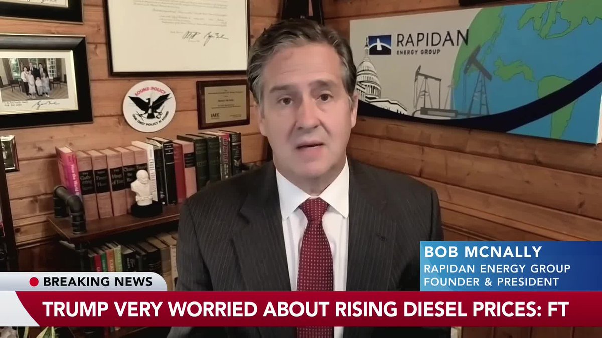 Bob McNally, founder and president at Rapidan Energy Group, explains the potential global market impact if the United States was to ban the export of diesel