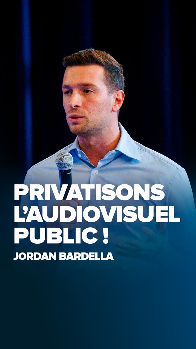 ⚠️ L’entre-soi idéologique gangrène l’audiovisuel public. Le traitement infligé à Charles Sapin en est l’illustration. Nos impôts n’ont pas à financer la pensée unique. 🔵 Marine Le Pen privatisera l’audiovisuel public et fera économiser 4 milliards d’euros aux Français ! 💪🏻 Participez à la campagne :
